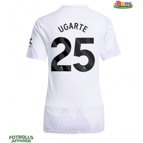 Manchester United Manuel Ugarte #25 Bortatröja Kvinnor 2025-26 Kortärmad